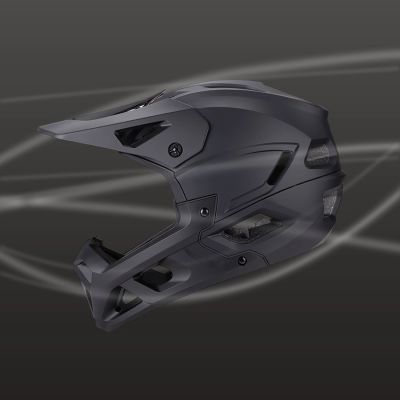 9. Wozinsky Integralhelm mit abnehmbarem Visier, Größe 57–59 cm – Schwarz