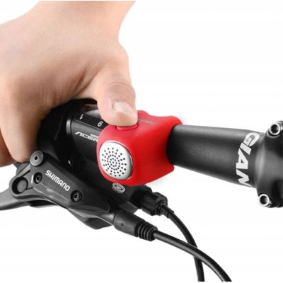 2. Rockbros elektrische Klingel rot 90 dB