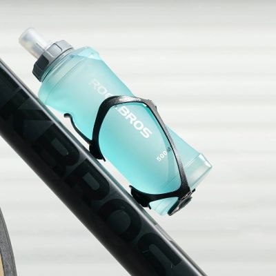 7. Rockbros 350017002 Softflask Trinkflasche 500 ml - hellblau