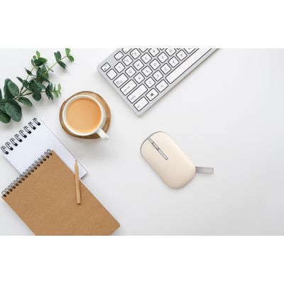 11. ASUS Marshmallow Maus MD100, beidhändig bedienbar, kabellos (RF) + Bluetooth, optisch, 1600 DPI