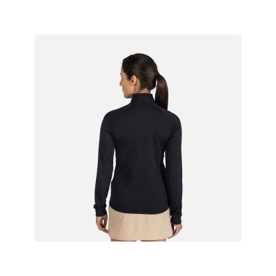 4. Damen-Midlayer ROSSIGNOL W Mid Layer Thin, schwarz