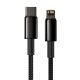 7. Baseus CATLWJ-A01 Lightning – USB-C PD 20 W 480 Mbit/s 2 m Kabel – Schwarz