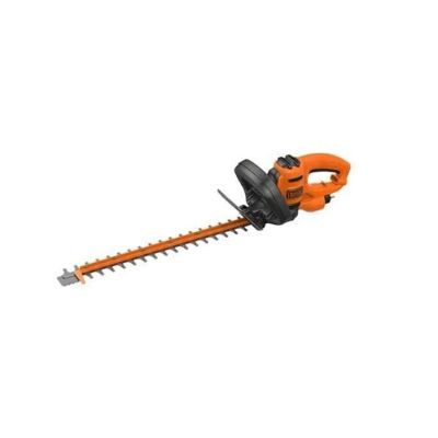 4. Black & Decker Black + Decker Elektro-Heckenschere (500W, 50 cm Schwertlänge, 22 mm Schnittstärke, Bügel-Zweithandgriff und transparentem Handschutz, für mittlere bis große Hecken)