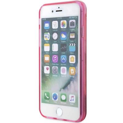 5. Karl Lagerfeld KLHCI8LNKHCP iPhone 7/8/ SE 2020/2022 pink/pink Hardcase Glitter Karl Head