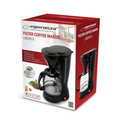 5. ESPERANZA LIBERICA Filterkaffeemaschine 1,5 l EKC009