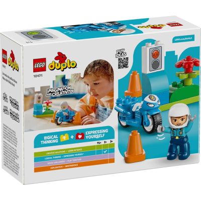 2. LEGO DUPLO TOWN 10471 Blaues Polizeimotorrad