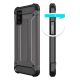 4. Hybrid Armor Case Tough Rugged Cover für Samsung Galaxy A03s schwarz