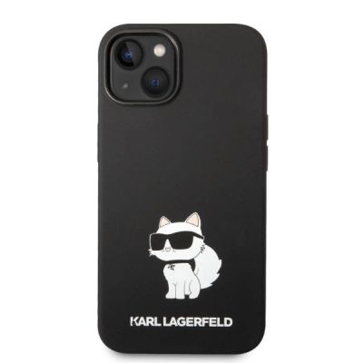 3. Karl Lagerfeld Choupette-Silikonhülle für iPhone 14 Plus – Schwarz