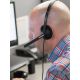 3. Koss CS200i Kabelgebundenes Headset mit Kopfbügel, Büro/Callcenter, Schwarz