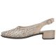 3. Damen-Sandalen in Metallic-Beige, Modell Rieker 47078-90
