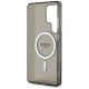 7. Guess Glitter Circle Classic Logo MagSafe Hülle für Samsung Galaxy S25 Ultra, schwarz