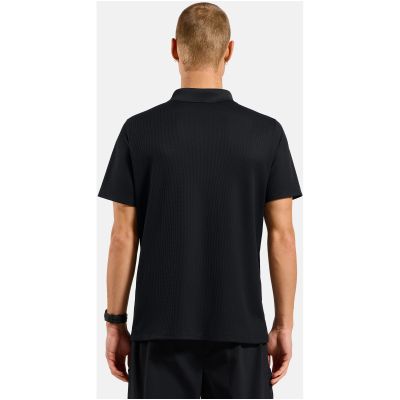Herren-Poloshirt Odlo CUBIC LIGHT, kurzarm, schwarz