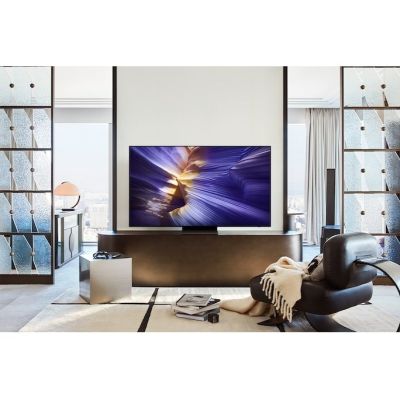 36. Samsung QE77S90F OLED-Fernseher 77 Zoll 4K Ultra HD 144 Hz Tizen Dolby Atmos Schwarz