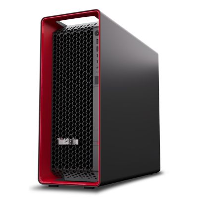 5. Lenovo ThinkStation Workstation mit AMD Ryzen Threadripper PRO 7945WX Prozessor, 64 GB DDR5 RDIMM Arbeitsspeicher, 1000 GB Festplatte und englischer Tastatur, ohne optisches Laufwerk