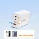 6. Tech-Protect NC240W-GaN 4-Port 240W Wandladegerät – Weiß