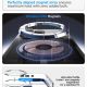 9. Spigen Ultra Hybrid Optik S MagSafe Hülle für iPhone 18 Pro Max / 17 Pro Max – Transparentes Marineblau