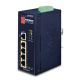 PLANET ISW-504PT Netzwerk-Switch Unmanaged L2 Fast Ethernet (10/100) PoE-Unterstützung Schwarz