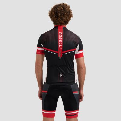 4. Rogelli Gara Mostro II T-Shirt Schwarz und Rot 5XL