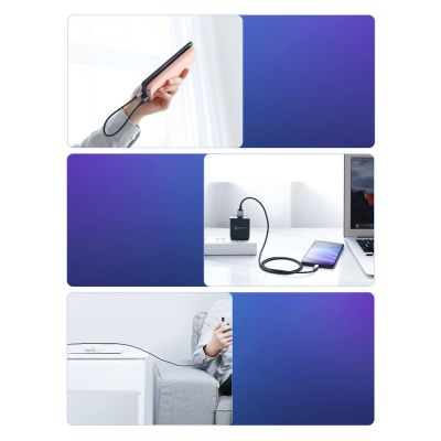 10. Ugreen US288 60125 USB-A / USB-C QC 3.0 3A 0,5 m Kabel – grau