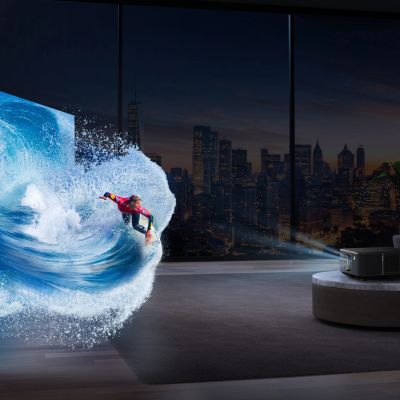 23. Yaber K3 LCD FullHD 1080p Multimedia-Projektor mit JBL-Lautsprechern – Schwarz