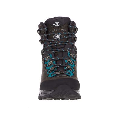 4. Lowa MAURIA GTX Ws Schiefer/turkis Damen Trekkingschuhe Gore-Tex wasserdicht (220645 9767)