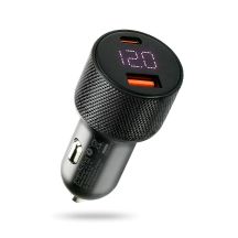 EVERACTIVE Autoladegerät 1x USB QC3.0, 1x USB-C PD 75W SCHWARZ CC-50Q