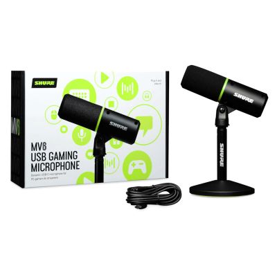 7. Shure MV6 - Dynamisches USB-C-Mikrofon mit Nierencharakteristik für Gamer und Streamer