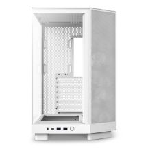 NZXT H6 FLOW RGB MIDI-TOWER-COMPUTERGEHÄUSE MIT FENSTER, WEISS