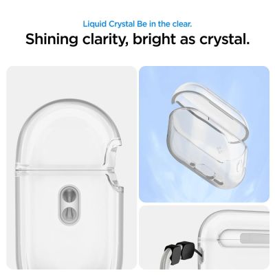 9. Spigen Liquid Crystal Hülle für AirPods Pro 3 – Transparent