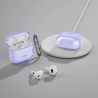 7. Tech-Protect FlexAir-Hülle für AirPods 4 – Lila
