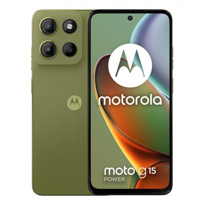 7. Motorola Moto G15 Power 8/256GB Smartphone in Iguana Green