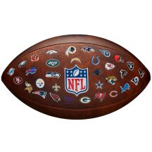 Wilson NFL JR Throwback FB 32 Team-Logo-Ball WTF1534XBNFL