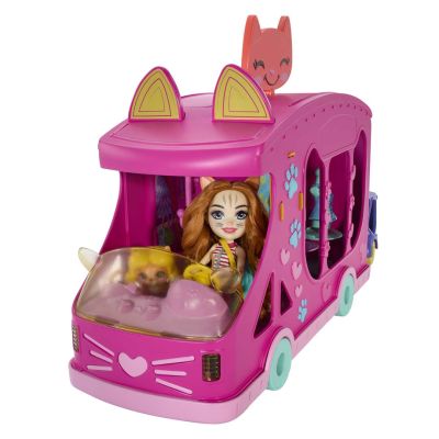 5. Enchantimals Mobiles Modestudio-Set + Kitty-Puppe HPB34