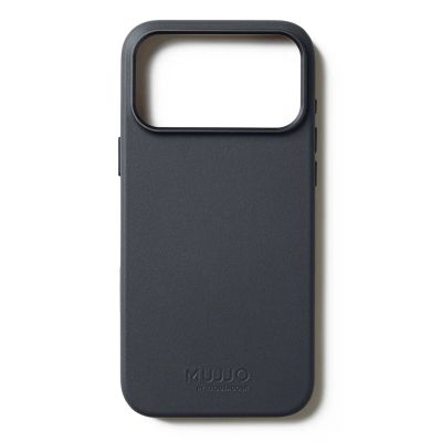 5. Mujjo Lederhülle - Lederhülle für iPhone 17 Pro Max, kompatibel mit MagSafe (Basalt)