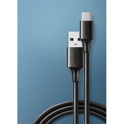 3. Ugreen US287 60826 USB-A / USB-C 3A Kabel 3m - Schwarz