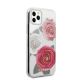 5. Guess GUHCN58ROSTRT iPhone 11 Pro transparente Hardcase Flower Desire Pink & White Rose