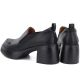 5. Schwarze Damen-Lederschuhe mit hohem Absatz D&A S.Barski CR62-3525