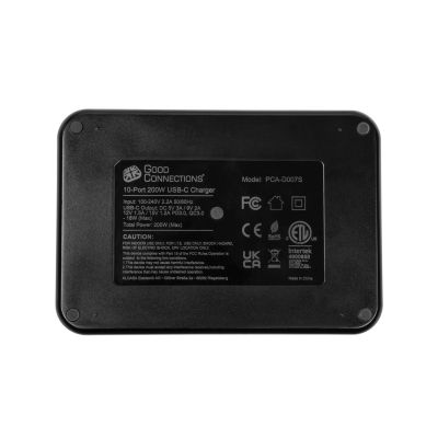 2. Gute Verbindungen USB-Desktop-Schnellladestation 200W 10Port