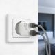 15. EVERACTIVE Wandladegerät mit 1 x USB- und 1 x USB-C-Anschluss, Schnellladefunktion 3.0, 20 W, superflach, weiß, SC-340Q