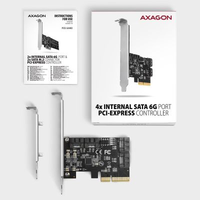 6. Axagon PCES-SA4X4 Interner SATA-Adapter