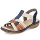 9. Bequeme Rieker W RKR662 mehrfarbige Sandalen