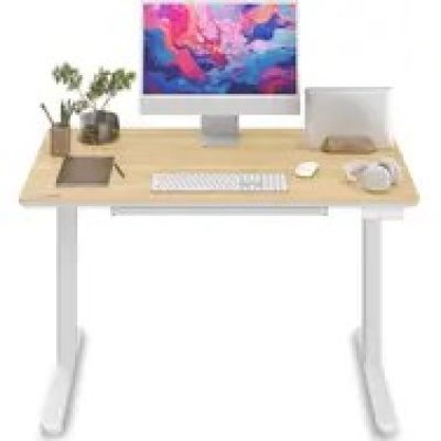 SENSE7 Newai Bambus-Schreibtisch 120 cm x 60 cm