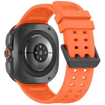 2. Tech-Protect Silikon-Air-Armband für Samsung Galaxy Watch Ultra 47 mm – Orange