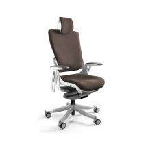 Wau 2 BL409 Bürostuhl, taupe/weißer Stoff
