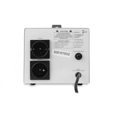 5. AVR PRO 2000VA 3% SERVO Spannungsregler