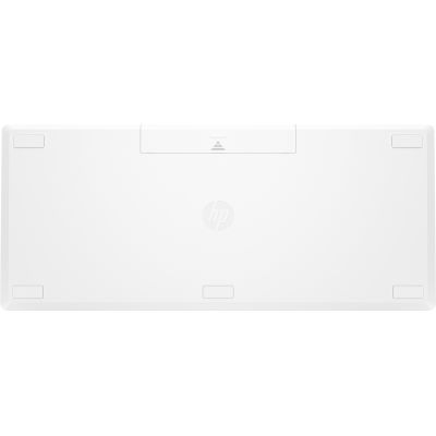 4. HP 350 Kompakte Bluetooth-Tastatur für mehrere Geräte, kabellos, Weiß, 692T0AA