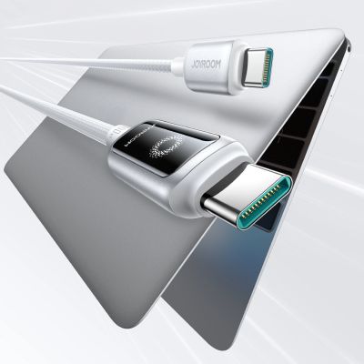 5. Joyroom S-A55 StarFlight 100W USB-C - USB-C-Kabel 1,2 m - Weiß