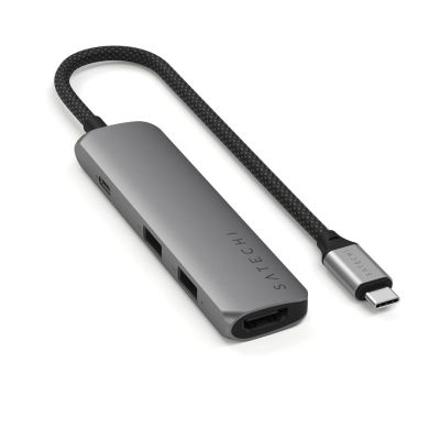 9. Satechi 4-in-1 USB-C Slim Multiport-Adapter 4K (Space Grau)