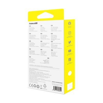 8. Baseus Free2Draw CB000084 einziehbares USB-C – Lightning /USB-C/Micro-USB-Kabel 100 W 1,1 m – Schwarz