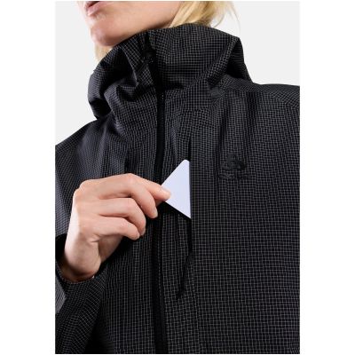 9. Damenjacke Odlo ASCENT 3L WATERPROOF Jacket Hardshell, schwarz